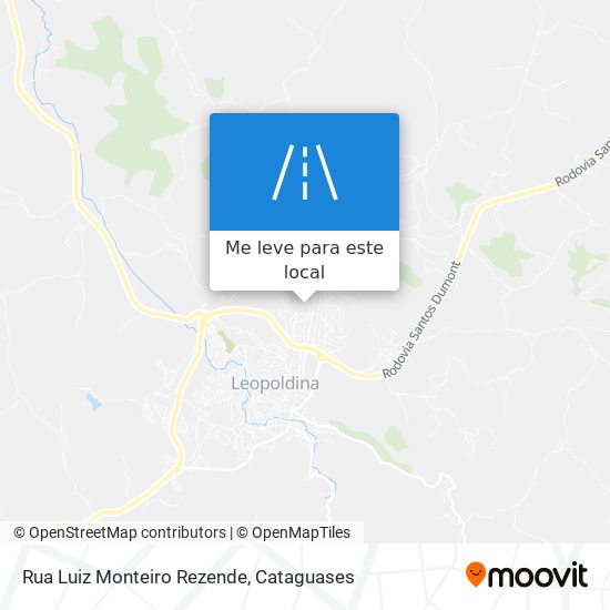 Rua Luiz Monteiro Rezende mapa