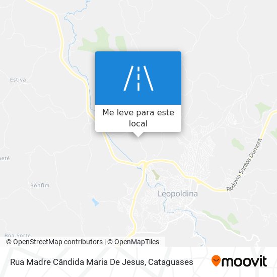Rua Madre Cândida Maria De Jesus mapa
