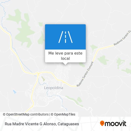 Rua Madre Vicente G Alonso mapa