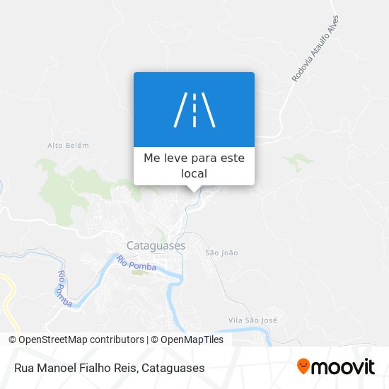 Rua Manoel Fialho Reis mapa