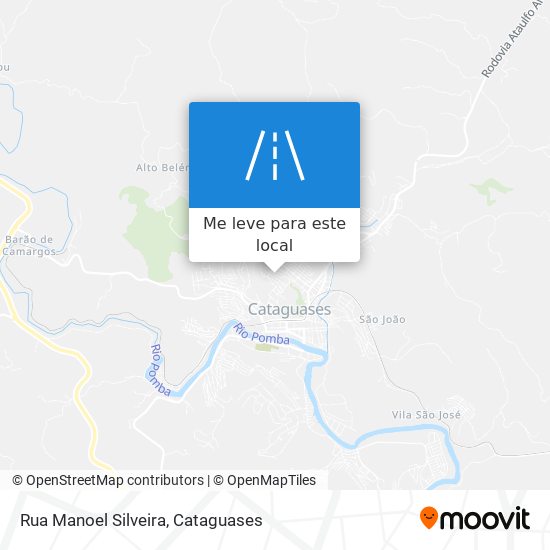 Rua Manoel Silveira mapa