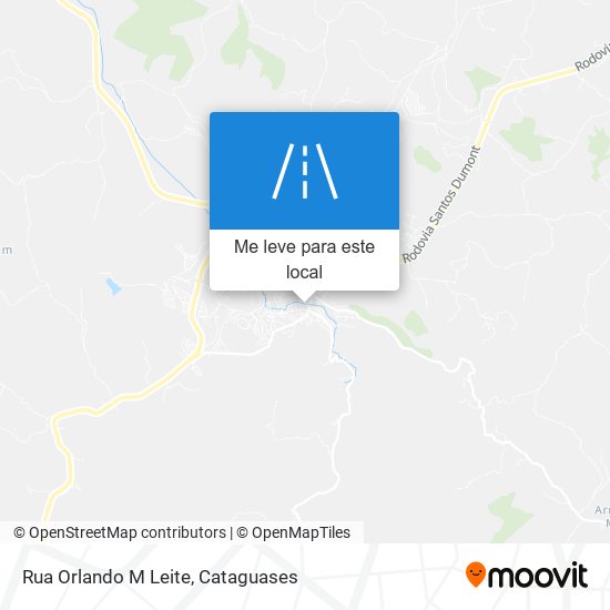 Rua Orlando M Leite mapa
