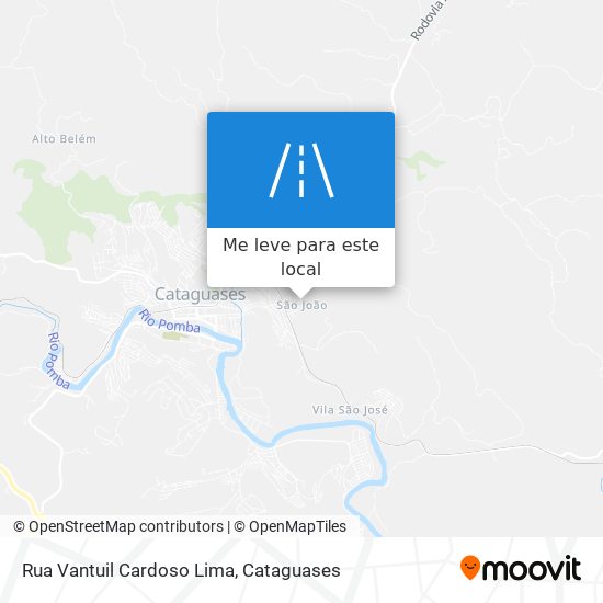 Rua Vantuil Cardoso Lima mapa