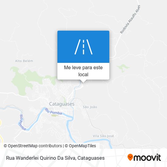Rua Wanderlei Quirino Da Silva mapa