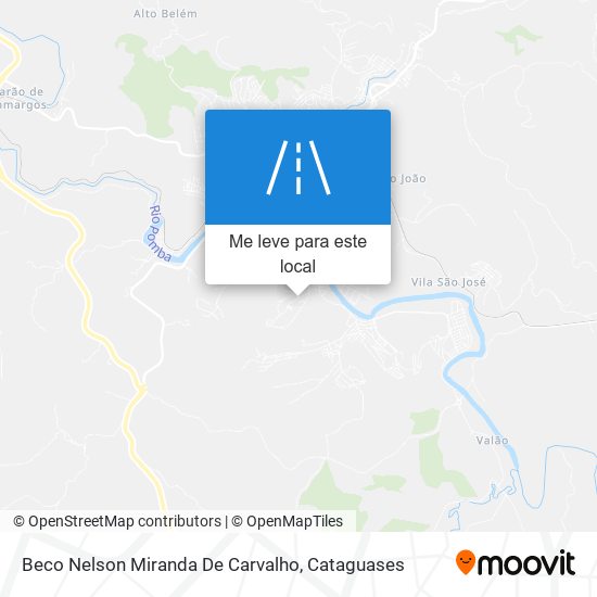 Beco Nelson Miranda De Carvalho mapa