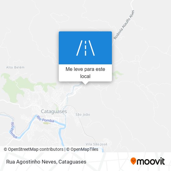 Rua Agostinho Neves mapa