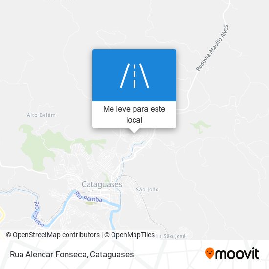 Rua Alencar Fonseca mapa