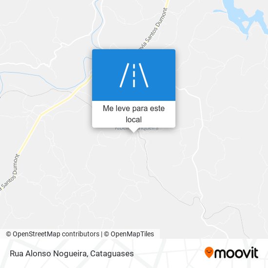 Rua Alonso Nogueira mapa