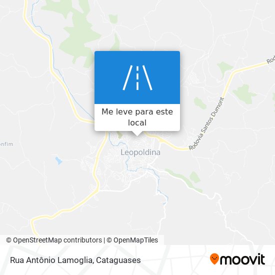 Rua Antônio Lamoglia mapa