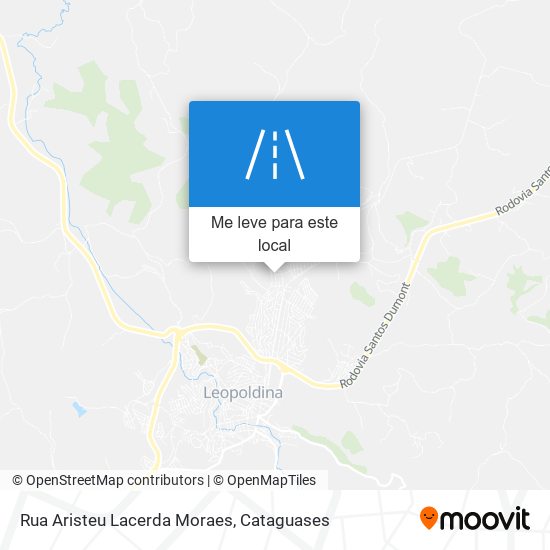 Rua Aristeu Lacerda Moraes mapa