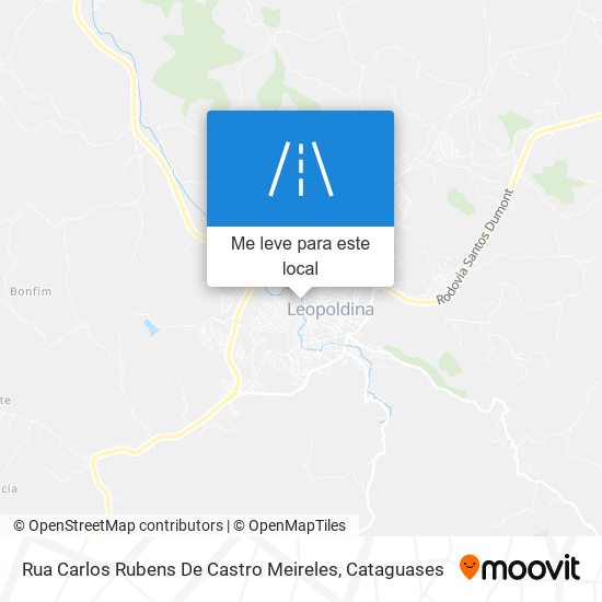 Rua Carlos Rubens De Castro Meireles mapa