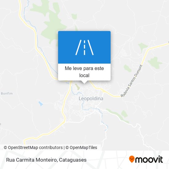 Rua Carmita Monteiro mapa