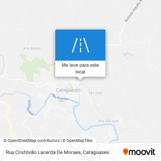 Rua Cristóvão Lacerda De Moraes mapa