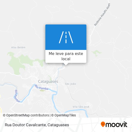 Rua Doutor Cavalcante mapa