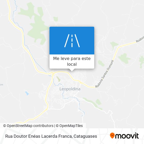Rua Doutor Enéas Lacerda Franca mapa