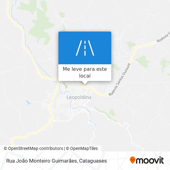 Rua João Monteiro Guimarães mapa