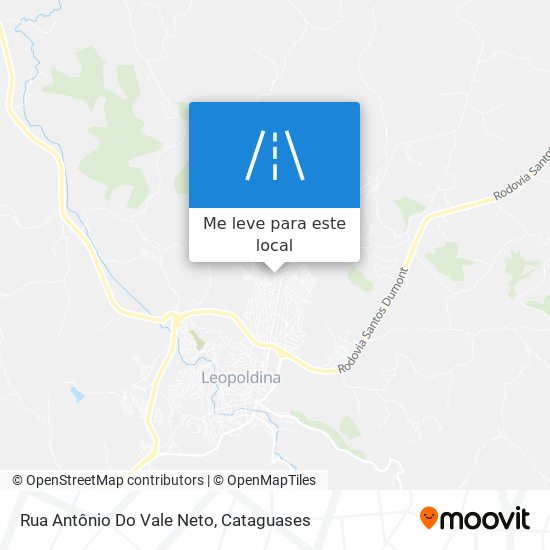Rua Antônio Do Vale Neto mapa