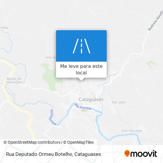 Rua Deputado Ormeu Botelho mapa