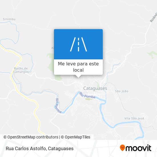 Rua Carlos Astolfo mapa