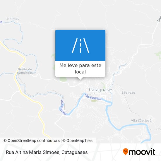 Rua Altina Maria Simoes mapa