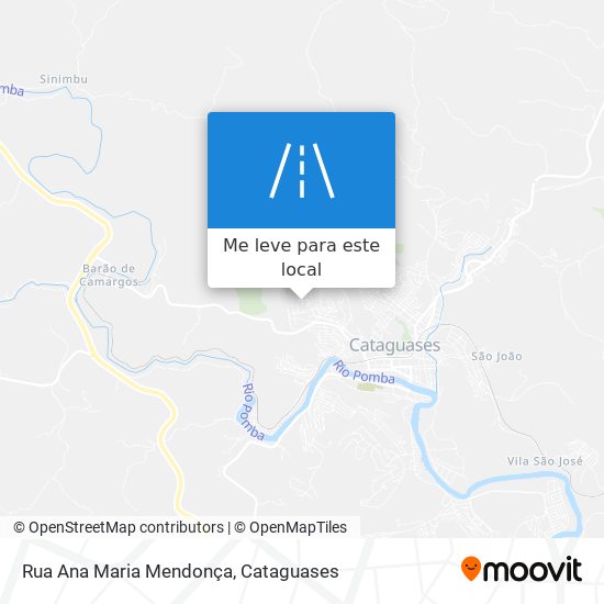 Rua Ana Maria Mendonça mapa