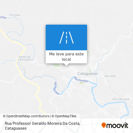 Rua Professor Geraldo Moreira Da Costa mapa