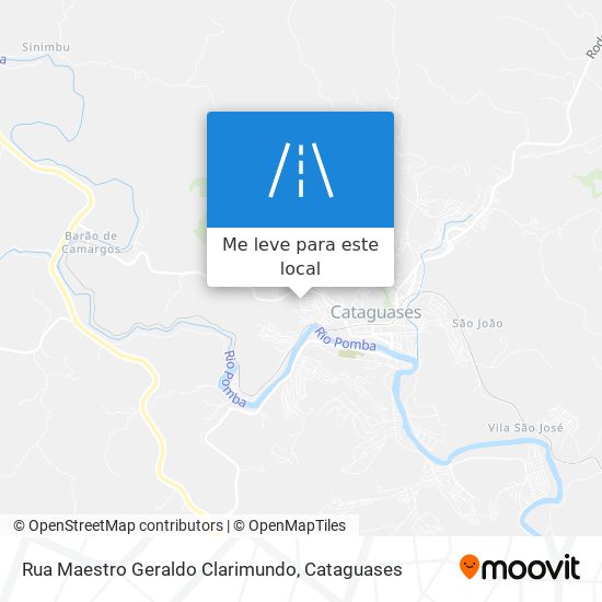 Rua Maestro Geraldo Clarimundo mapa