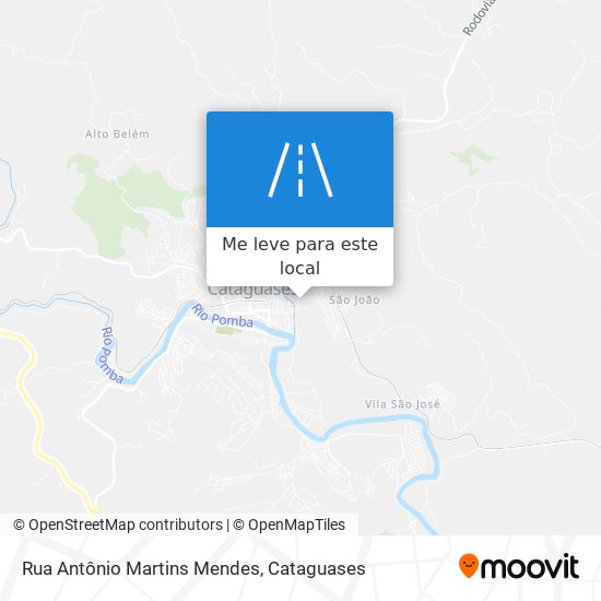 Rua Antônio Martins Mendes mapa