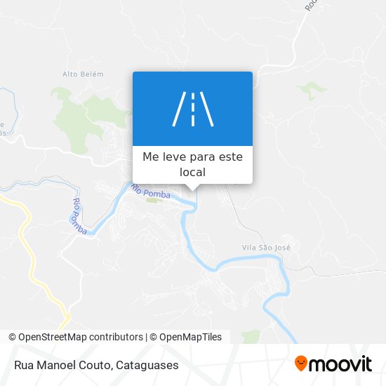 Rua Manoel Couto mapa