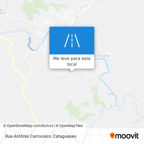 Rua Antônio Carroceiro mapa