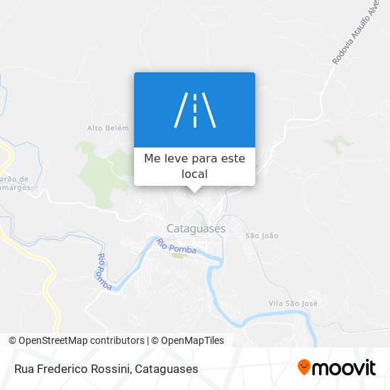 Rua Frederico Rossini mapa