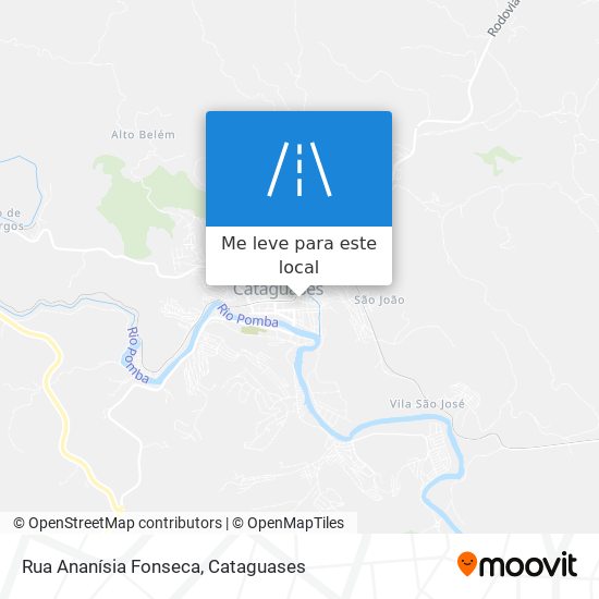 Rua Ananísia Fonseca mapa