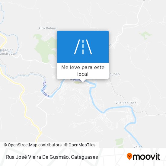 Rua José Vieira De Gusmão mapa
