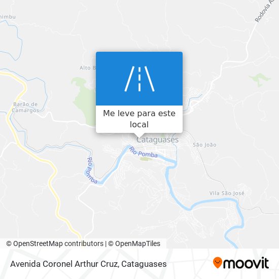 Avenida Coronel Arthur Cruz mapa