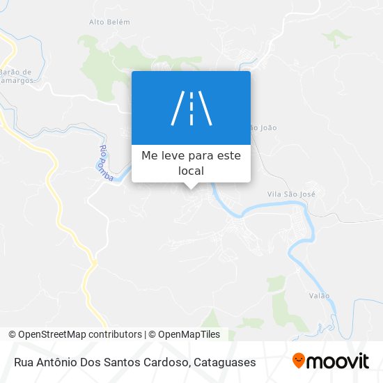 Rua Antônio Dos Santos Cardoso mapa