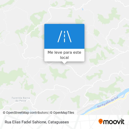 Rua Elias Fadel Sahione mapa