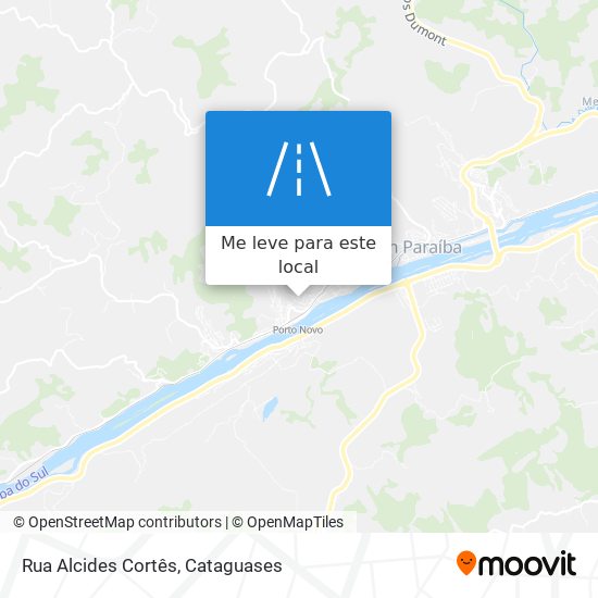 Rua Alcides Cortês mapa