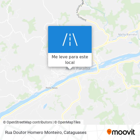Rua Doutor Homero Monteiro mapa