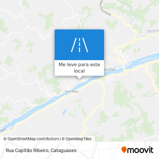 Rua Capitão Ribeiro mapa