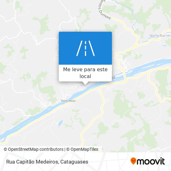 Rua Capitão Medeiros mapa