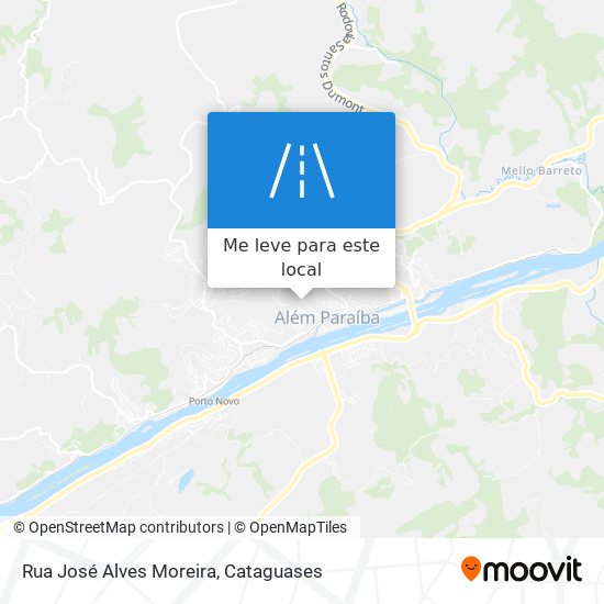 Rua José Alves Moreira mapa