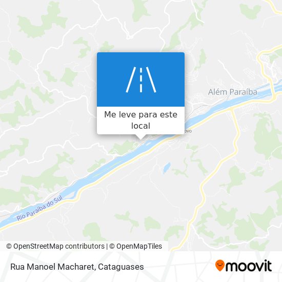Rua Manoel Macharet mapa