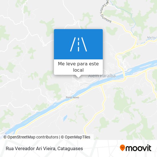 Rua Vereador Ari Vieira mapa
