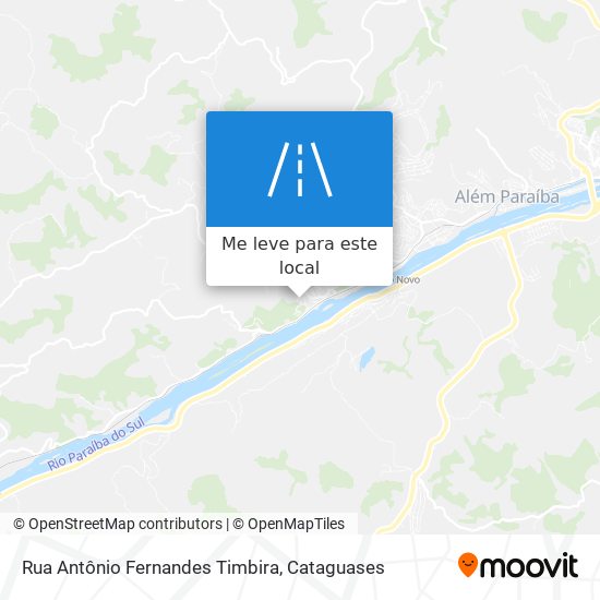 Rua Antônio Fernandes Timbira mapa