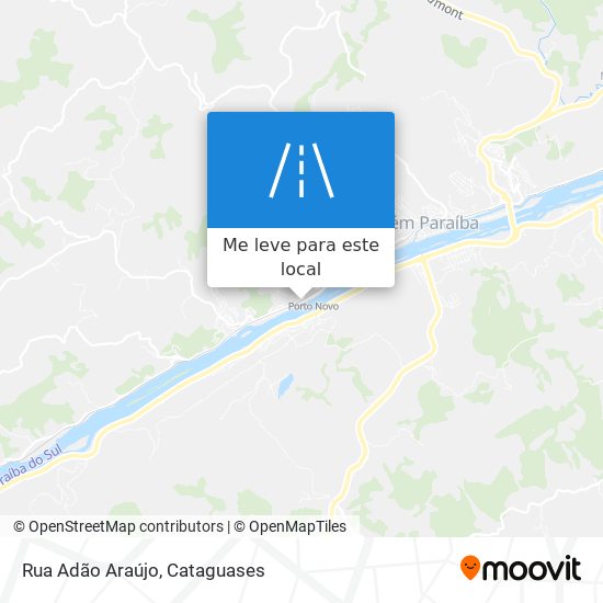 Rua Adão Araújo mapa