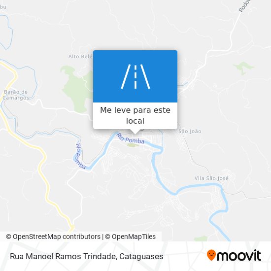 Rua Manoel Ramos Trindade mapa