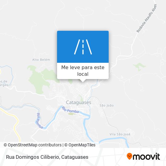 Rua Domingos Ciliberio mapa