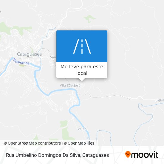 Rua Umbelino Domingos Da Silva mapa