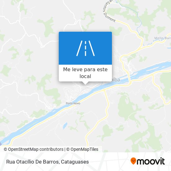 Rua Otacílio De Barros mapa
