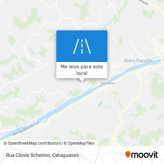 Rua Clovis Schetino mapa
